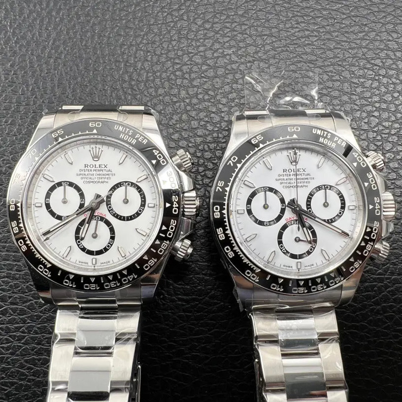 Is there a big difference between the Replica watches Rolex Daytona m126500LN-0001 from the Clean factory and the authentic one?