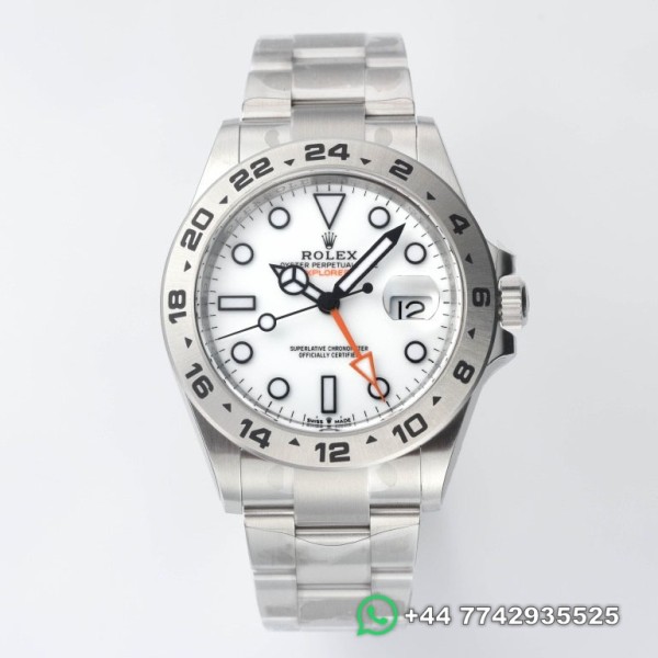 Clean Factory New Rolex Explorer Replica Watches  M226570-0001 White Dial