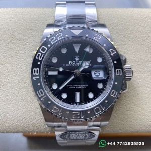 Clean Factory New Rolex GMT Master II M126710GRNR-0004  Black Dial