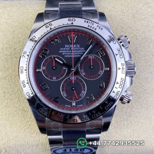 Clean Factory Rolex Cosmograph Daytona  Replica Watches 116509-78599 Platinum Black Dial