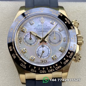 Clean Factory Rolex Cosmograph Daytona Replica Watches 116518LN-0037 Mother Of Pearl Dial