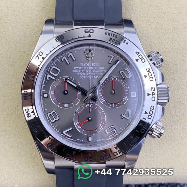 Clean Factory Rolex Cosmograph Daytona Replica Watches  116519-0104 Dark Gray Dial