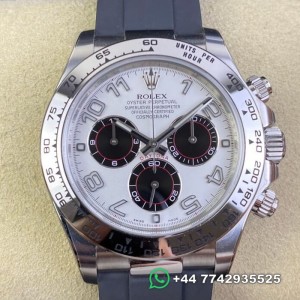 Clean Factory Rolex Cosmograph Daytona Replica Watches 116519-L Silver Panda Plate