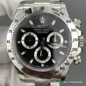 Clean Factory Rolex Cosmograph Daytona Replica Watches 116520-78590 Black Dial