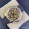 Clean Factory Rolex Cosmograph Daytona  Replica Watches 116588 TBR Full Diamond Tiger Dial