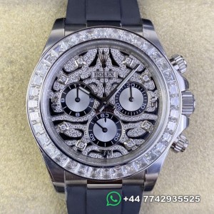 Clean Factory Rolex Cosmograph Daytona Replica Watches 116588 TBR Tiger Dial Platinum Watch