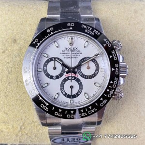 Clean Factory Rolex Cosmograph Daytona Replica Watches M116500LN-0001 White Dial