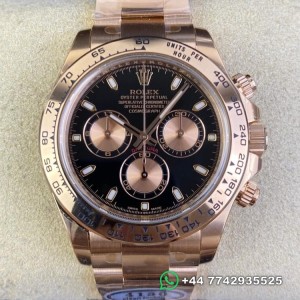 Clean Factory Rolex Cosmograph Daytona Replica Watches M116505-0008 Rose Gold