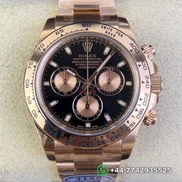 Clean Factory Rolex Cosmograph Daytona Replica Watches M116505-0008 Rose Gold