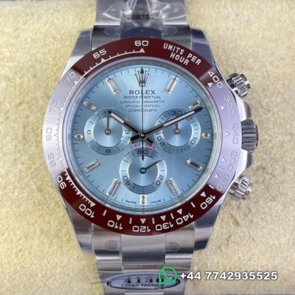 Clean Factory Rolex Cosmograph Daytona Replica Watches M116506-0002 Light Blue Panda Plate