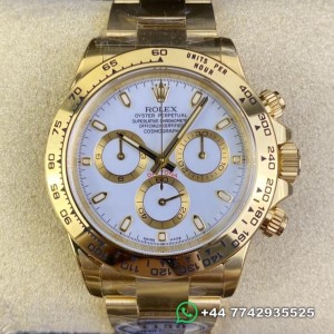 Clean Factory Rolex Cosmograph Daytona Replica Watches M116508-0001 White Dial