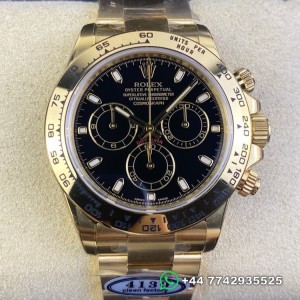 Clean Factory Rolex Cosmograph Daytona Replica Watches M116508-0004 Gold Watches