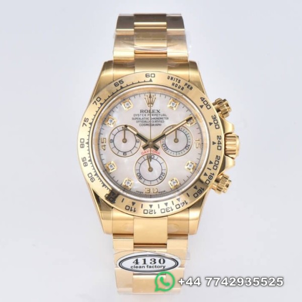 Clean Factory Rolex Cosmograph Daytona Replica Watches M116508-0007 Mother Of Pearl Dial
