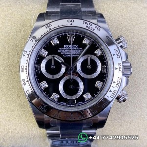 Clean Factory Rolex Cosmograph Daytona Replica Watches M116509-0055 Black Panda Dial
