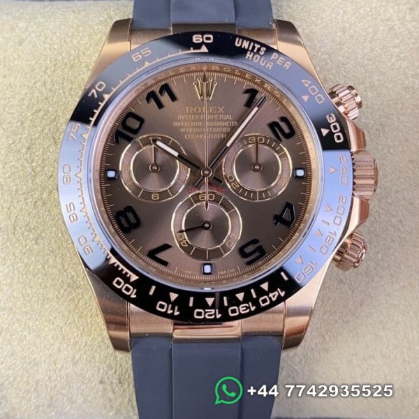 Clean Factory Rolex Cosmograph Daytona Replica Watches M116515LN-0015 Chocolate Dial