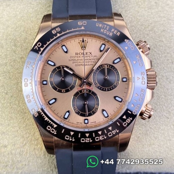 Clean Factory Rolex Cosmograph Daytona Replica Watches M116515LN-0018 Rose Gold Watch