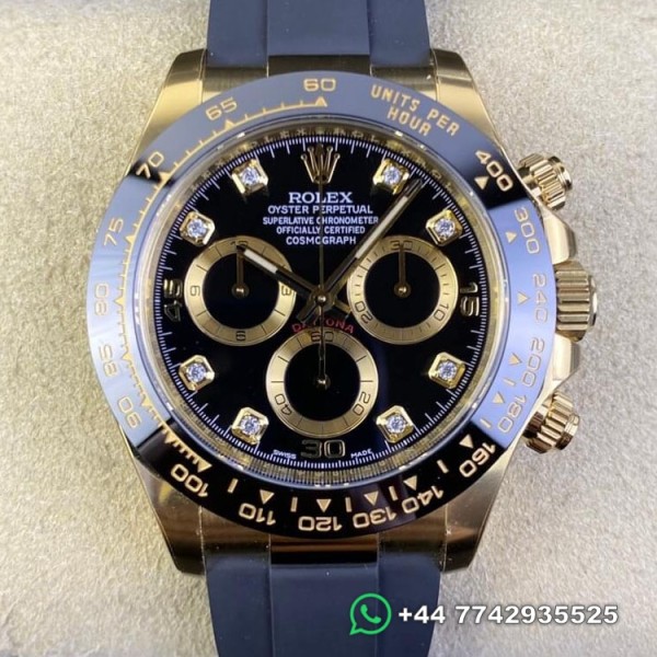 Clean Factory Rolex Cosmograph Daytona Replica Watches M116518LN-0078 Rubber Strap