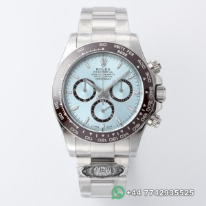 Clean Factory Rolex Cosmograph Daytona Replica Watches M126506-0001 Ice Blue Panda Dial