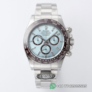 Clean Factory Rolex Cosmograph Daytona Replica Watches M126506-0002 Ice Blue Diamond Scale
