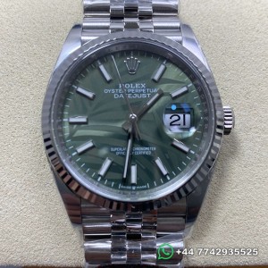 Clean Factory Rolex Datejust Replica Watches M126234-0047 Green Dial