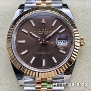 Clean Factory Rolex Datejust Replica Watches M126331-0002 Rose Gold Size 41mm