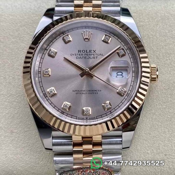 Clean Factory Rolex Datejust Replica Watches M126331-0008 Pink Size 41mm