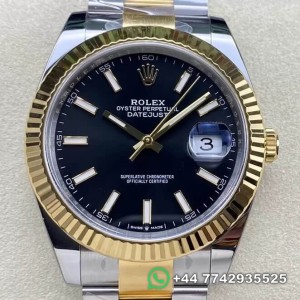 Clean Factory Rolex Datejust Replica Watches M126333-0013 Black Dial Size 41mm