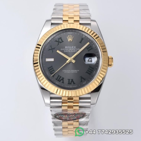 Clean Factory Rolex Datejust Replica Watches M126333-0020 Dark Gray Dial Size 41mm