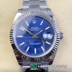 Clean Factory Rolex Datejust Replica Watches M126334-0001 Blue Dial