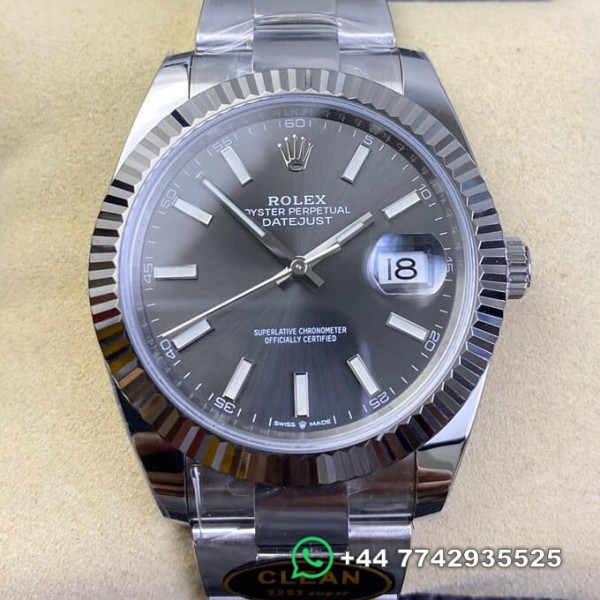 Clean Factory Rolex Datejust Replica Watches M126334-0013 Grey Dial