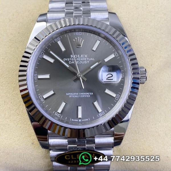 Clean Factory Rolex Datejust Replica Watches M126334-0014 Grey Dial