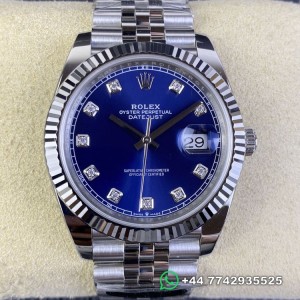 Clean Factory Rolex Datejust Replica Watches M126334-0016 Blue Dial