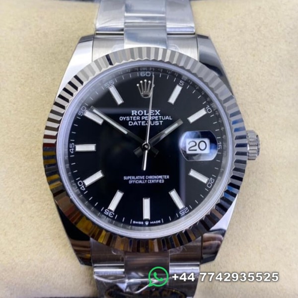 Clean Factory Rolex Datejust Replica Watches M126334-0017 Black Dial