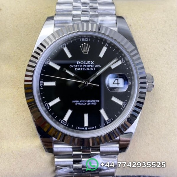 Clean Factory Rolex Datejust Replica Watches M126334-0018 Black Dial