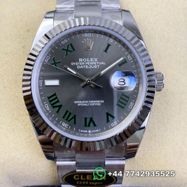 Clean Factory Rolex Datejust Replica Watches M126334-0021 Grey Dial