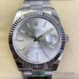 Clean Factory Rolex Datejust Replica Watches M126334-0003  Silver Dial