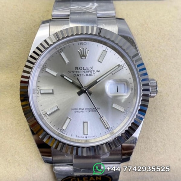 Clean Factory Rolex Datejust Replica Watches M126334-0003  Silver Dial