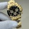 Clean Factory  Rolex Daytona Gold Replica Watches M126508-0003 Black Dial  