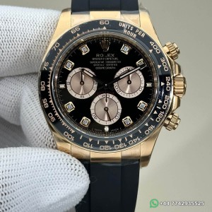 Clean Factory  Rolex Daytona Replica Watches M126515LN-0004 Diamond Scale New Rose Gold