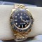 Clean Factory Rolex GMT Master II Replica Watches M126718GRNR-0001 Gold Watch Black Dial 