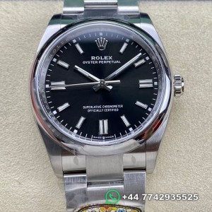 Clean Factory Rolex Oyster Perpetual Replica Watches M124300-0002 Black Dial Size 41mm