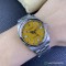 Clean Factory Rolex Oyster Perpetual Replica Watches M124300-0004 Yellow Dial Size 41mm
