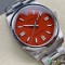Clean Factory Rolex Oyster Perpetual Replica Watches M124300-0007 Coral Red Dial Size 41mm