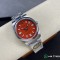 Clean Factory Rolex Oyster Perpetual Replica Watches M124300-0007 Coral Red Dial Size 41mm