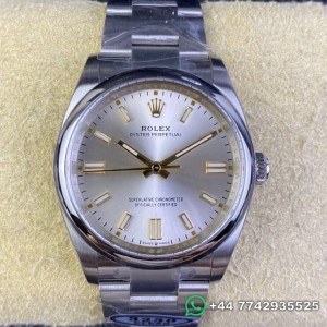 Clean Factory Rolex Oyster Perpetual Replica Watches M126000-0001 Silver Dial