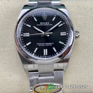 Clean Factory Rolex Oyster Perpetual Replica Watches M126000-0002 Black Dial Size 36mm