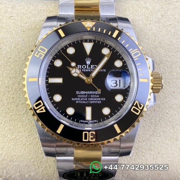 Clean Factory Rolex Submariner Replica Watches 116613LN-0001 Black Dial Size 40mm