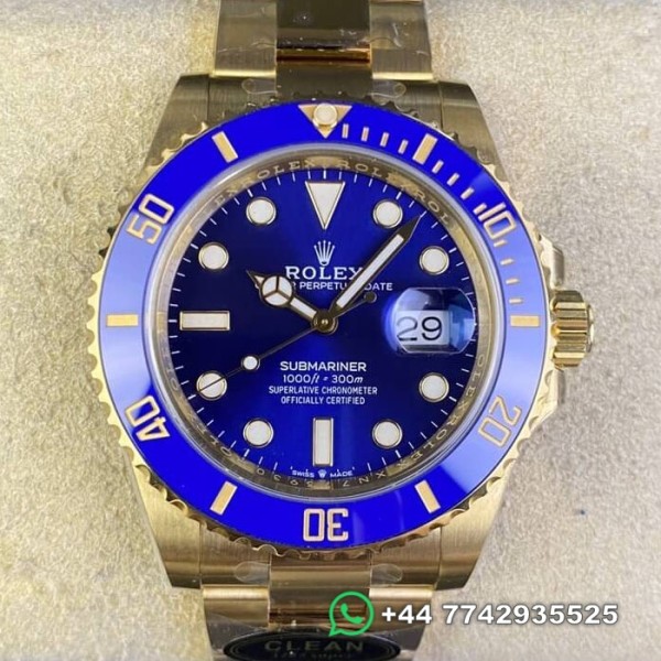 Clean Factory Rolex Submariner Replica Watches M126618LB-0002 Blue Dial Size 41mm