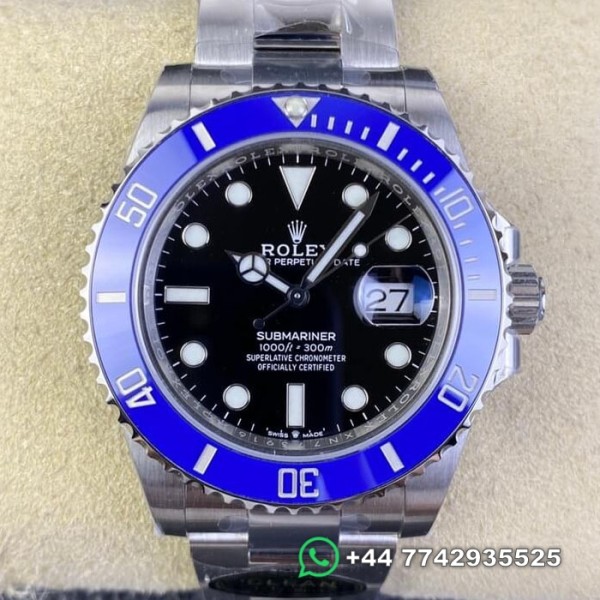 Clean Factory Rolex Submariner Replica Watches M126619LB-0003 Black Dial
