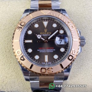Clean Factory Rolex Yacht Master Replica Watches M126621-0001  Brown Dial